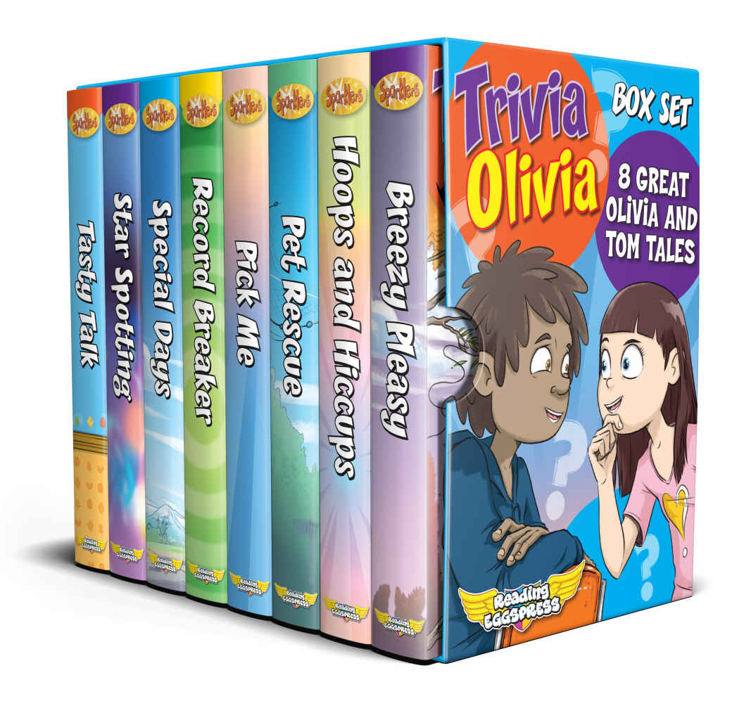 Trivia Olivia Box Set 8 Great Olivia And Tom Tales Lisa Thompson Reading Eggs