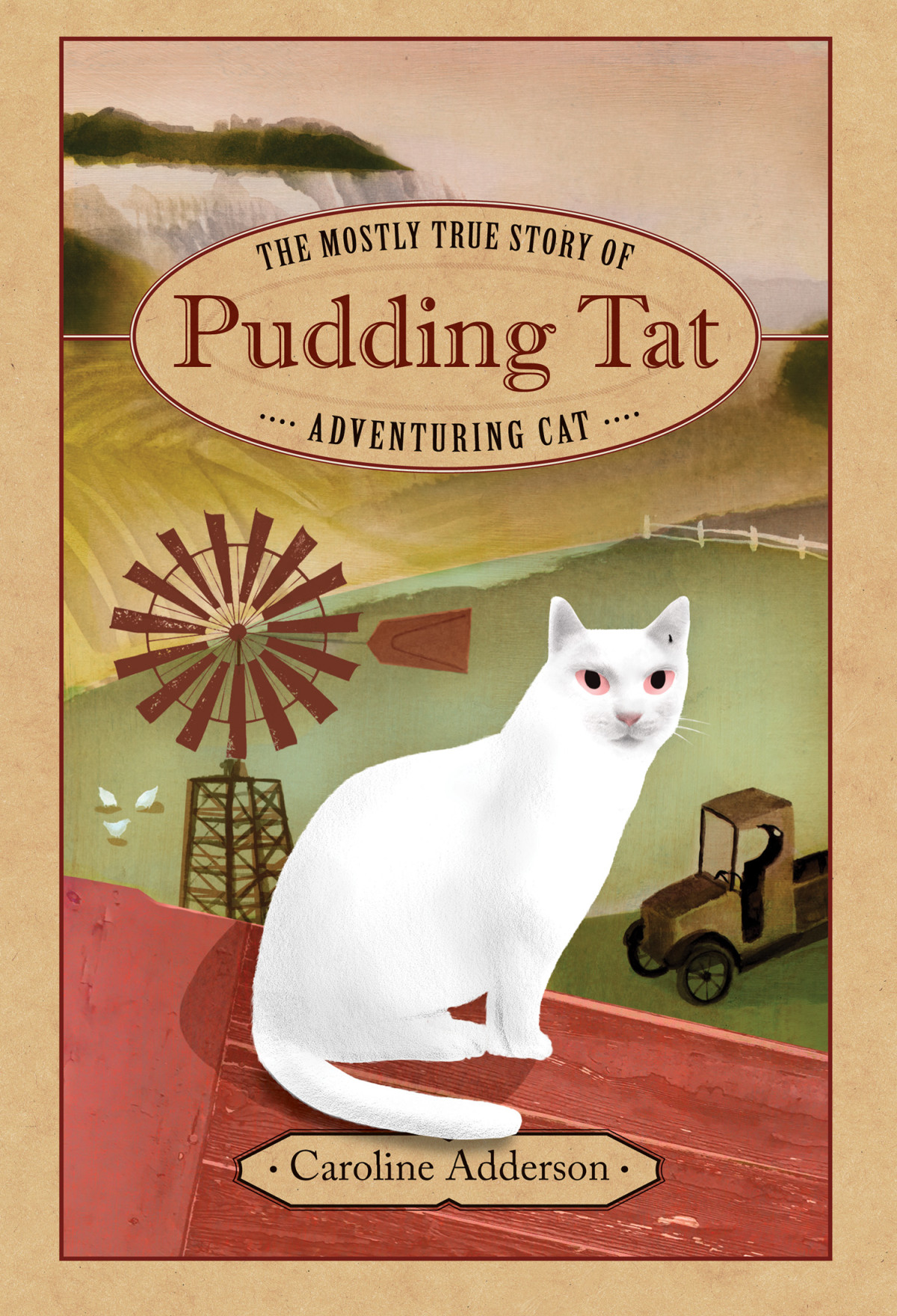 The Mostly True Story Of Pudding Tat Adventuring Cat Caroline Adderson