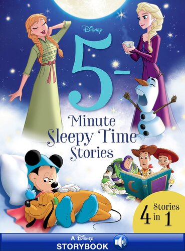 5minute Sleepy Time Stories 4 Stories In 1 Disney Books