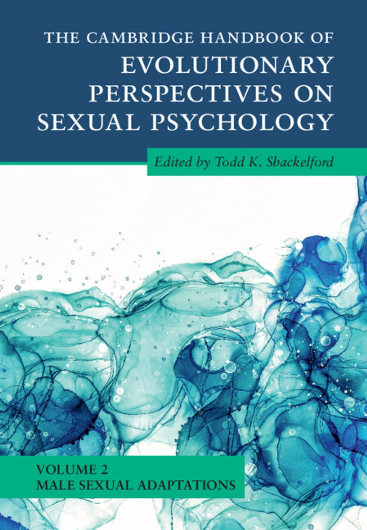 The Cambridge Handbook Of Evolutionary Perspectives On Sexual Psychology Volume 2 Male Sexual Adaptations Todd K Shackelford