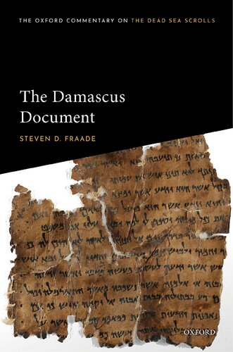 The Damascus Document Steven D Fraade