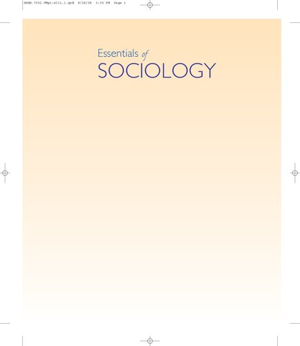 Essentials Of Sociology A Downtoearth Approach 8th Edition 8th Edition James M Henslin