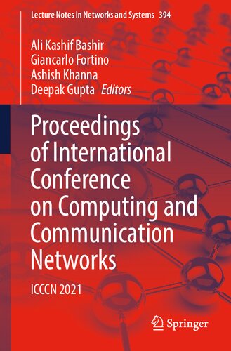 Proceedings Of International Conference On Computing And Communication Networks Icccn 2021 Ali Kashif Bashir