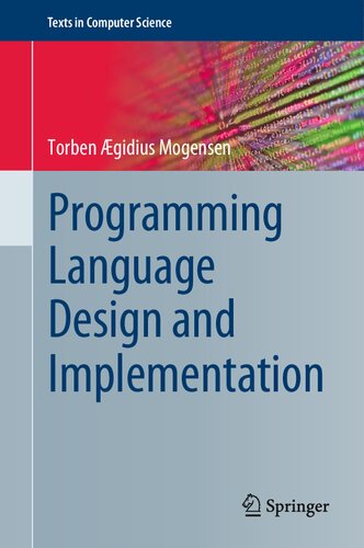 Programming Language Design And Implementation Torben Gidius Mogensen