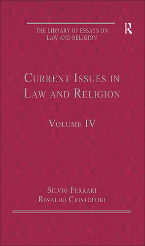 Current Issues In Law And Religion Silvio Ferrari