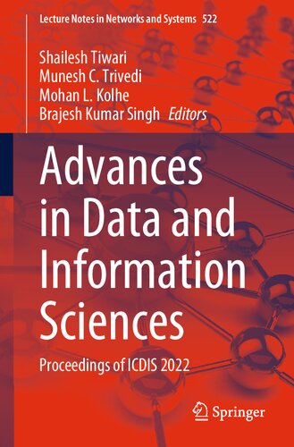 Advances In Data And Information Sciences Shailesh Tiwari Munesh C Trivedi