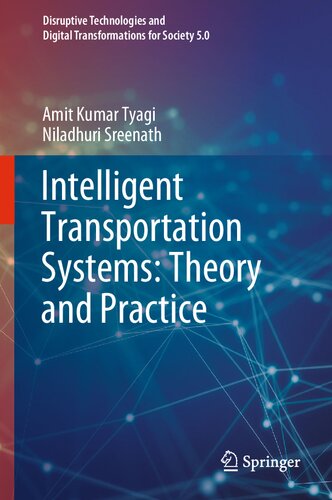 Intelligent Transportation Systems Theory And Practice Amit Kumar Tyagi