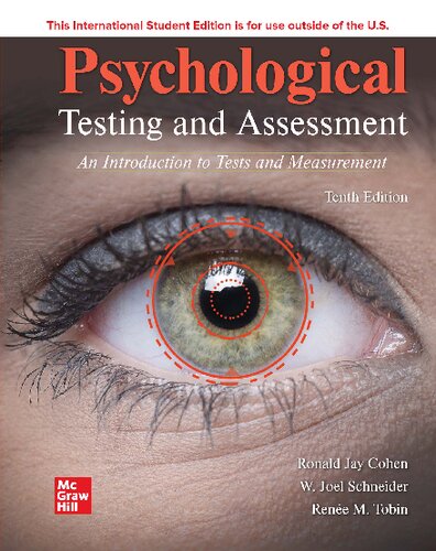 Psychological Testing And Assessment 10th Edition Ronald Jay Cohen
