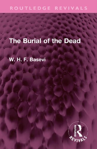 The Burial Of The Dead W H F Basevi