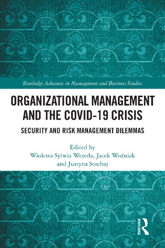 Organizational Management And The Covid19 Crisis Wioletta Sylwia Wereda