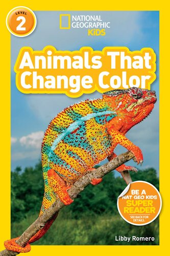 National Geographic Readers Animals That Change Color L2 Readalong Ebook Libby Romero