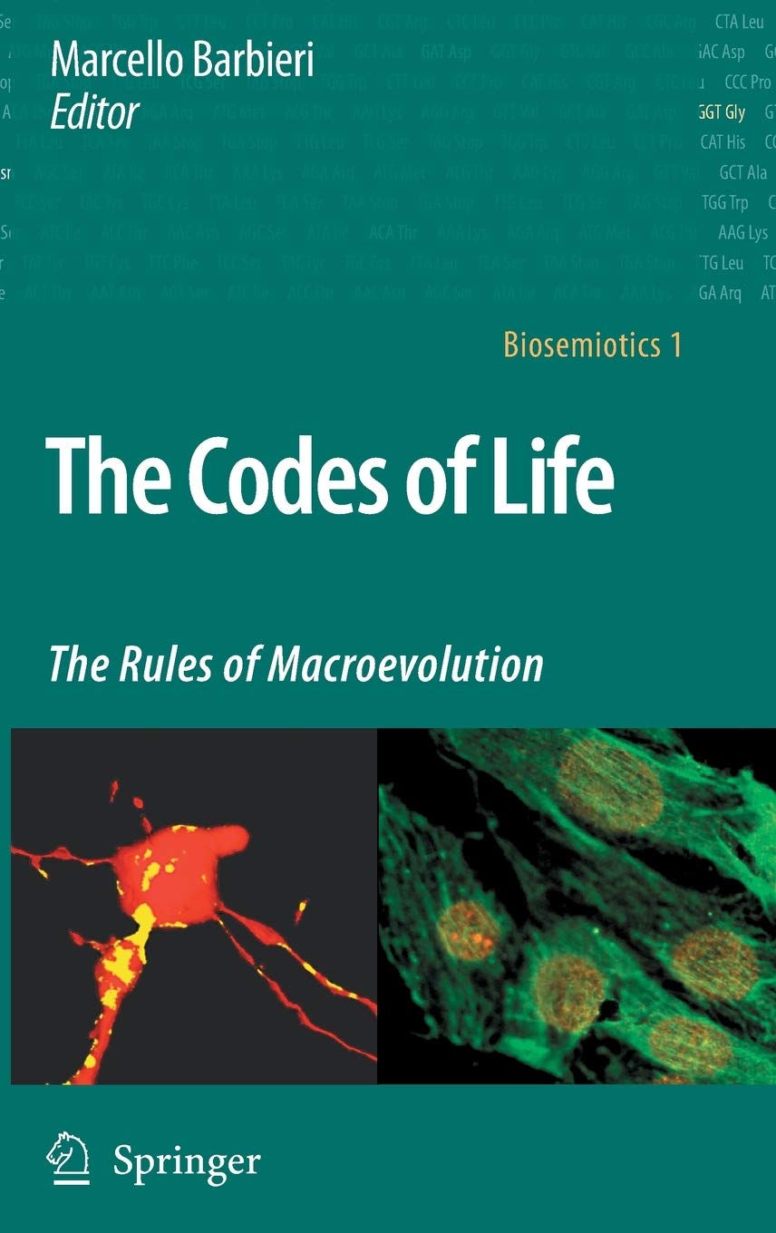 The Codes Of Life The Rules Of Macroevolution 2008th Edition Marcello Barbieri Editor