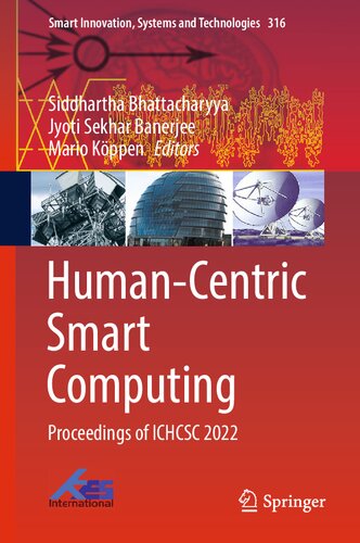 Humancentric Smart Computing Proceedings Of Ichcsc 2022 Siddhartha Bhattacharyya