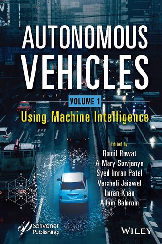 Autonomous Vehicles Volume 1 Using Machine Intelligence 1st Edition A Mary Sowjanya