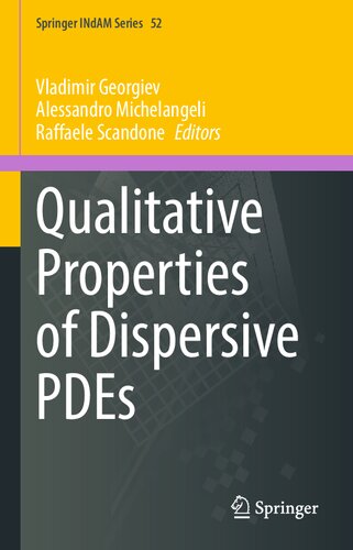 Qualitative Properties Of Dispersive Pdes Vladimir Georgiev Alessandro Michelangeli