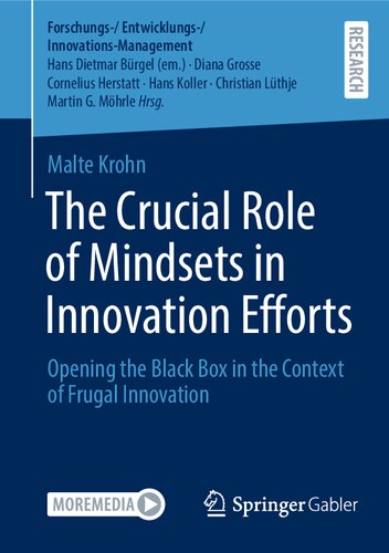 The Crucial Role Of Mindsets In Innovation Efforts Opening The Black Box In The Context Of Frugal Innovation Malte Krohn