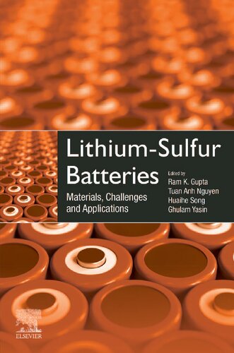 Lithiumsulfur Batteries Materials Challengess And Applications Gupta Rk