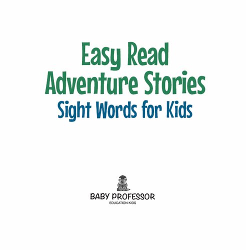 Easy Read Adventure Stories Baby Professor