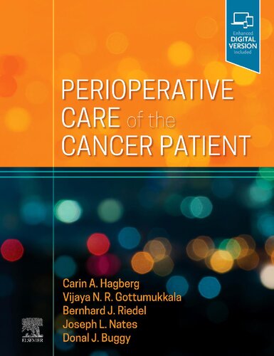 Perioperative Care Of The Cancer Patient 1st Carin A Hagberg