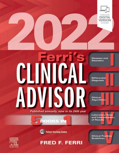 Ferris Clinical Advisor 2022 1st Fred F Ferri