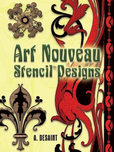 Art Nouveau Stencil Designs A Desaint