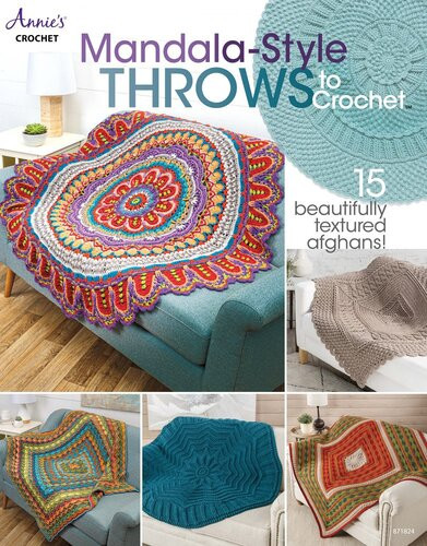 Mandalastyle Throws To Crochet Annies