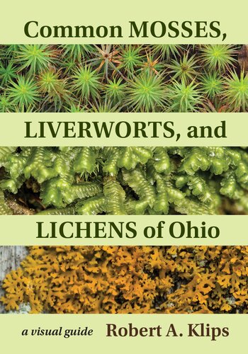 Common Mosses Liverworts And Lichens Of Ohio A Visual Guide Robert Klips