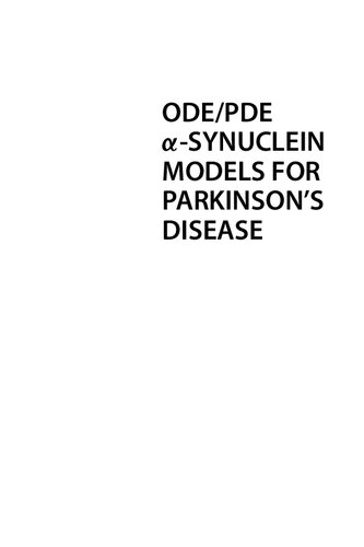 Odepde Alphasynuclein Models For Parkinsons Disease We Schiesser