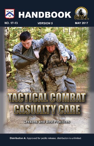 Tactical Combat Casualty Care Tccc Handbook Version 5 Us Army