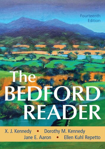 The Bedford Reader Fourteenth X J Kennedy Dorothy M Kennedy