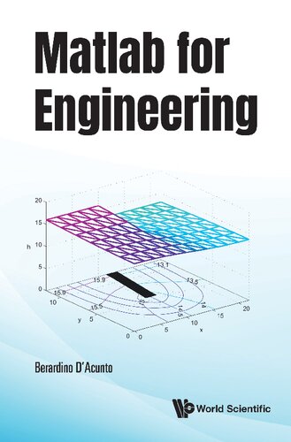 Matlab For Engineering Berardino Dacunto