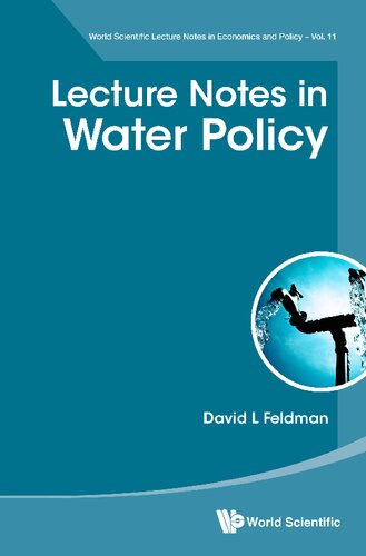 Lecture Notes In Water Policy David L Feldman
