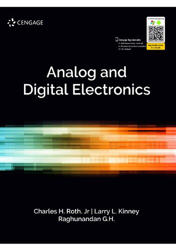 Analog And Digital Electronics 1st Edition Raghunandan G H Charles H Roth