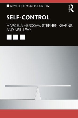 Selfcontrol Marcela Herdova Stephen Kearns Neil Levy