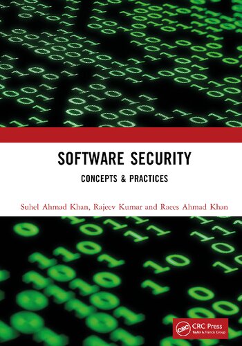 Software Security Concepts Practices Suhel Ahmad Khan Rajeev Kumar