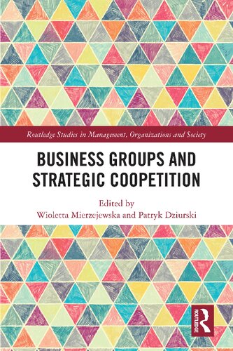 Business Groups And Strategic Coopetition Wioletta Mierzejewska