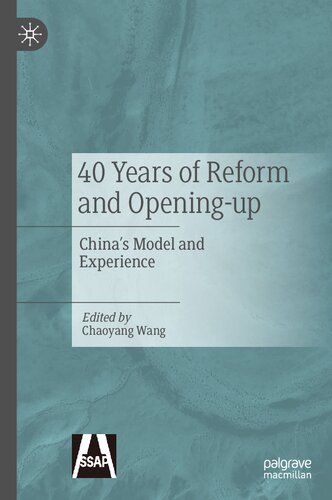 40 Years Of Reform And Openingup Chinas Model And Experience Chaoyang Wang