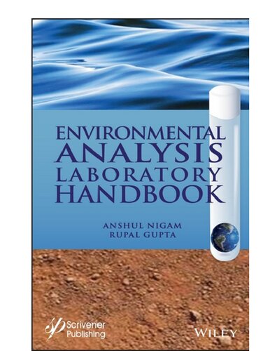 Environmental Analysis Laboratory Handbook First Anshul Nigam And Rupal Gupta