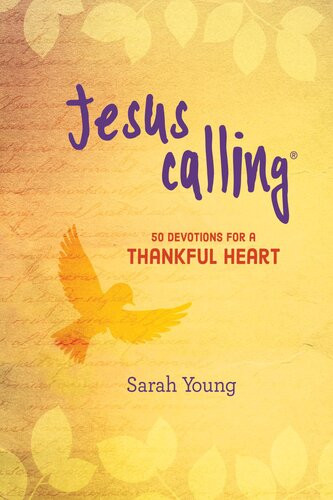 Jesus Calling 50 Devotions For A Thankful Heart Sarah Young