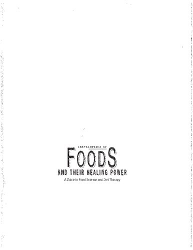 Encyclopedia Of Foods And Their Healing Power 3 Volume Set Volume One Jorge D Pamplona Roger
