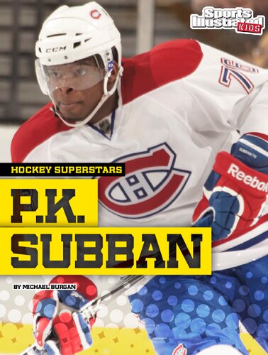 Pk Subban Hockey Superstars Michael Burgan