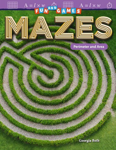 Fun And Games Mazes Perimeter And Area Readalong Ebook Georgia Beth