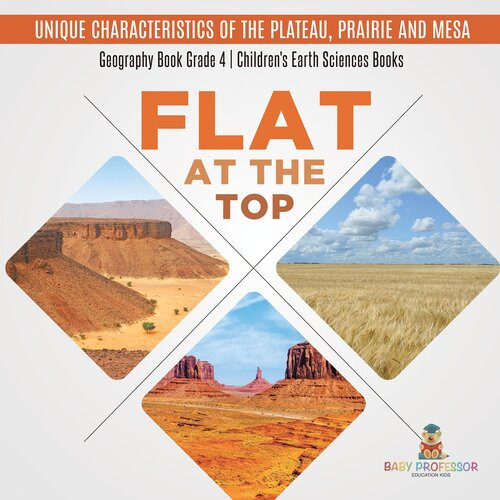 Flat At The Top Unique Characteristics Of The Plateau Prairie And Mesa Geography Book Grade 4 Baby Professor