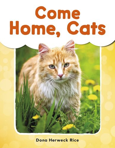 Come Home Cats Readalong Ebook Dona Herweck Rice
