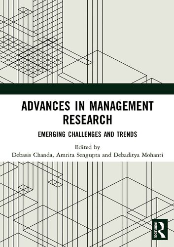 Advances In Management Research Emerging Challenges And Trends Debasis Chanda