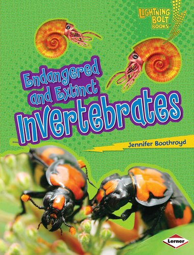 Endangered And Extinct Invertebrates Readalong Ebook Jennifer Boothroyd