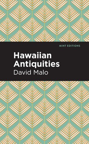 Hawaiian Antiquities Moolelo Hawaii David Malo