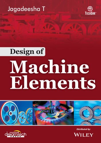 Design Of Machine Elementsvol 1 1st Edition Jagadeesha T