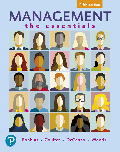 Management The Essentials 5th Edition Stephen Robbins Mary Coulter David A Decenzo Megan Woods