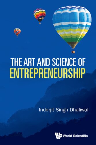 The Art And Science Of Entrepreneurship Inderjit Singh Dhaliwal